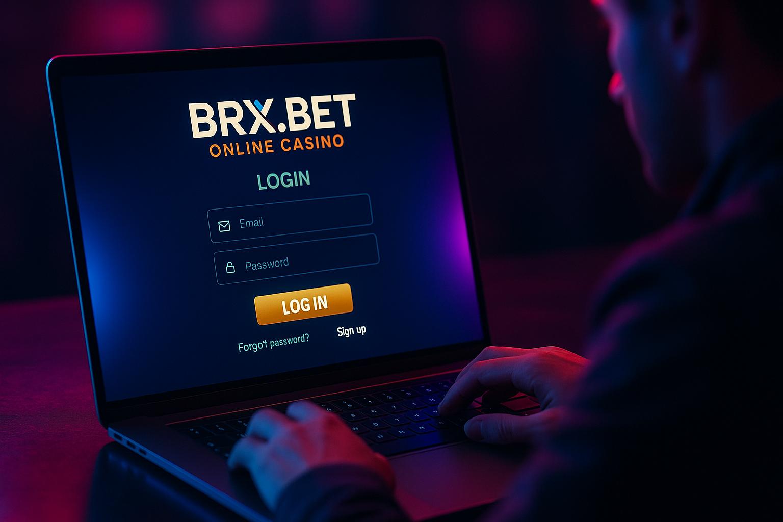 Criar uma nova Conta no plataforma BRX.BET